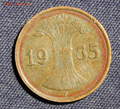 С 1 руб.ГЕРМАНИЯ 1 пфенниг 1935г."F" до 12.07 в 22-00 - IMG_2055.JPG