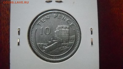 Гибралтар 10 пенсов, 1991 Отметка "AA" на реверсе - DSCN8809[1].JPG