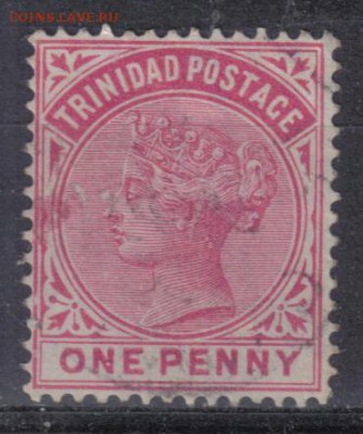 Британский Тринидад 1883-84гг 1р Виктория до 8.07 22.00мск - Британский Тринидад 1883-84гг 1р Виктория