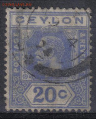 Британский Цейлон 1912-33гг 20с до 8.07 22.00мск - Британский Цейлон 1912-33гг 20с