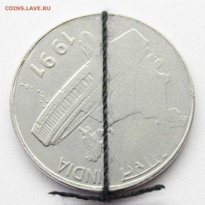 Индия 50 пайс, 1991 (поворот, неп.раскол, непрочекан) - IMG_7714.JPG