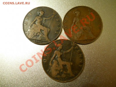 Оценка Англия и США. Старые - от 1913, Сохран! Много монет. - DSCN0761.JPG