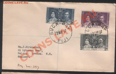 Коронация Георга 6-го 1937г 5 конвертов и марки Антигуа - Коронация.JPG  01.JPG