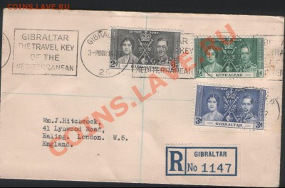 Коронация Георга 6-го 1937г 5 конвертов и марки Антигуа - Коронация.JPG 05.JPG