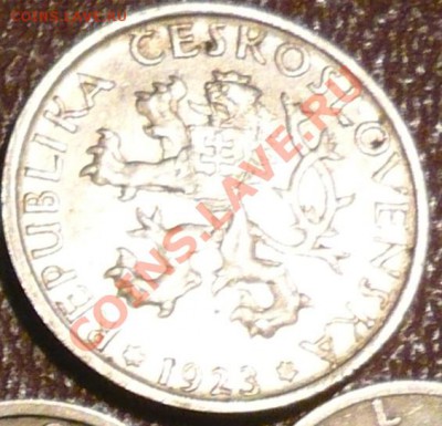 Чехословакия 1 крона.1923 г.До 27.11.10 г. 20-00 МСК. - 1 кр.23