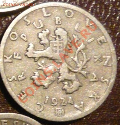 Чехословакия 50 геллеров. 1924 г. До 27.11.10 г. 20-00 МСК. - 50 гелл. 24