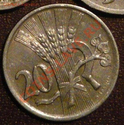 Чехословакия 20 геллеров. 1921 г. До 27.11.10 г. 20-00 МСК. - 20 гелл. 21.1