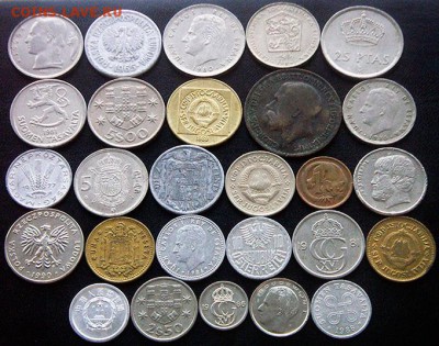 54 разные зарубежные монеты (см. описание). До 11.07_22.02мс - 1