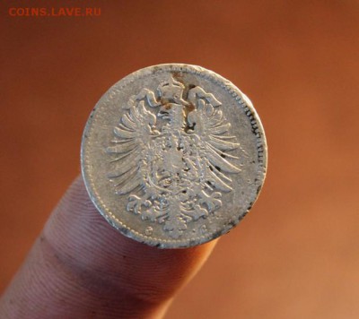 1 MARK  1878г. 14.07.16г. 23;00ч, Москвы. - 10коп-1910г. 15к-1905 Полк-1925-27 и монеты 073.JPG