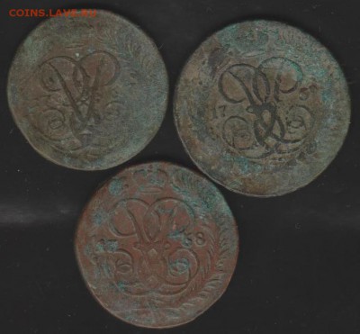 2 коп 1757,58,59 гг до 22.00  14 июля - Изображение 9601