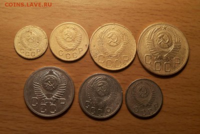 годовой комплект 1952г - 1,2,3,5,10,15,20 коп до 17июля блиц - 1952 годовой 1 2