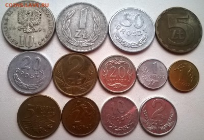 Польша 13 монет без повторов до 12.07.2016 21-00 - Польша 13 монет а
