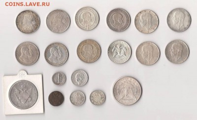 19 монет России,Польши,Швеции на оценку - 2222222