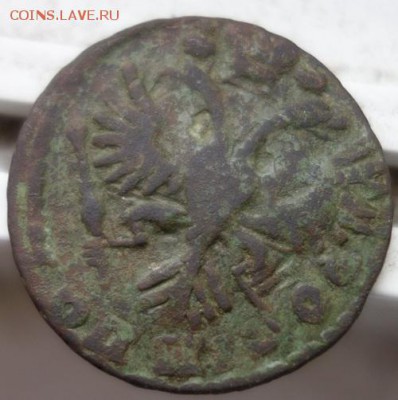 Полушка 1735г. на определение - денга орел