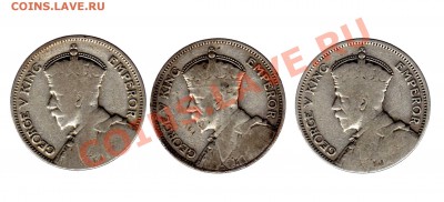Новая Зеландия, разные номиналы 1933-1964 г.г. - ш. сереб.