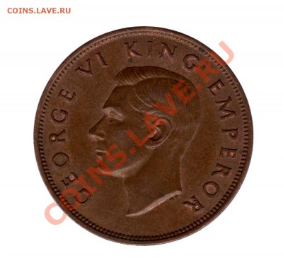 Новая Зеландия, разные номиналы 1933-1964 г.г. - пенни1