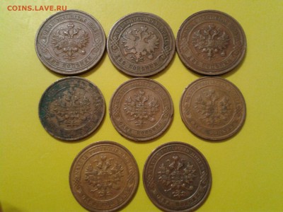 1 и 2 копейки 1904г. - 1916г. - медь - 2016-07-12 23.35.11