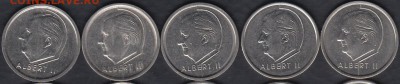 Бельгия 1 франк 1994-1998 Фр. до 14.07.2016 21-00 - 003 р