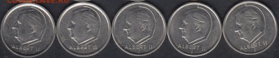 Бельгия 1 франк 1994-1998 Фл. до 14.07.2016 21-00 - 004 р
