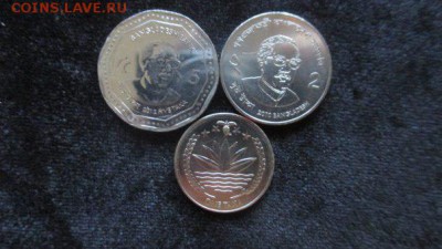 Бангладеш набор 3 монет до 18,07,16 - Бангладеш 3 м