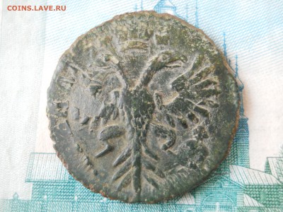 Деньга 1731 года перечекан - DSCN0002.JPG