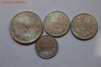 1 МАРКА 1915,50 ПЕННИ 1907,17 ГОДА И 25 ПЕННИ 1909 ГОДА - Изображение 745