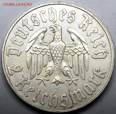 Германия_2 рейхсмарки 1933(Е) "Мартин Лютер"; до 15.07_22.54 - 11159