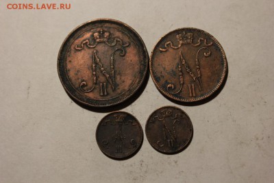ДЛЯ ФИНЛЯНДИИ 10,5,1 PENNIA 4 МОНЕТЫ - Изображение 775