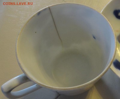 фарфоровый чашка и блюдце, оценка - DSC04839