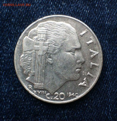 20 чентезимо 1940 Италии,до 23.07.116 - ujQ2cMt9xRM