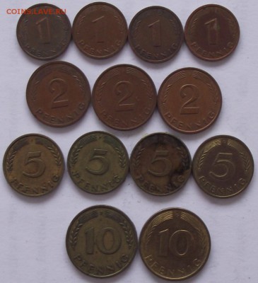67 монет Германии от Рейха и позже,от 1 пф.до 5 марок,21.07 - DSCF2349.JPG