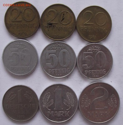 67 монет Германии от Рейха и позже,от 1 пф.до 5 марок,21.07 - DSCF2355.JPG