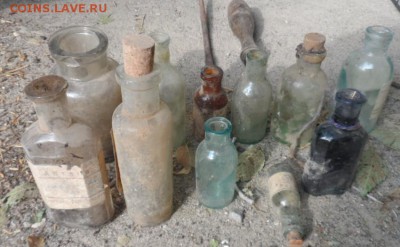 стеклянные бутылочки, монеты и прочее - 022.JPG