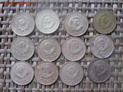 2 копейки, 12 шт. 1928-1957г. Без повтора. До 25.07.2016г. - 25.07 097.JPG