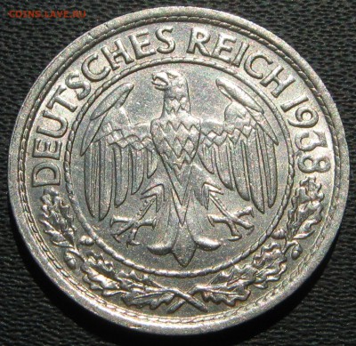 50 Reichspfennig 1930Е. - реверс38Е