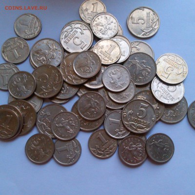 Кучка 1 и 5 копеек 1999,2000,2009. До 24.07 в 22.00мск - IMAG3475