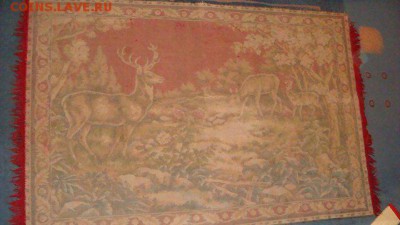 Оленья Семья плюшевый ковер из СССР 1970-е 19-10 26.07 - 1453969487323_bulletin