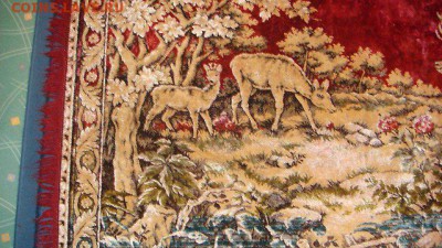 Оленья Семья плюшевый ковер из СССР 1970-е 19-10 26.07 - 1453969450123_bulletin