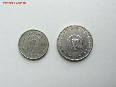 3 марки Гетте и 5 марок Лессинг - image