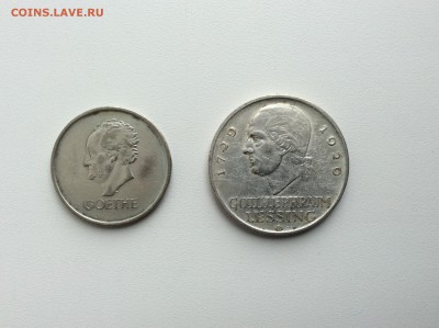 3 марки Гетте и 5 марок Лессинг - image