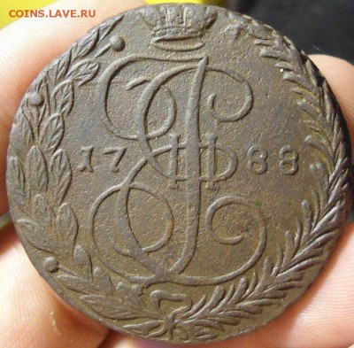 5 копеек 1788 ЕМ орел образца 1780-1787. - 10236792