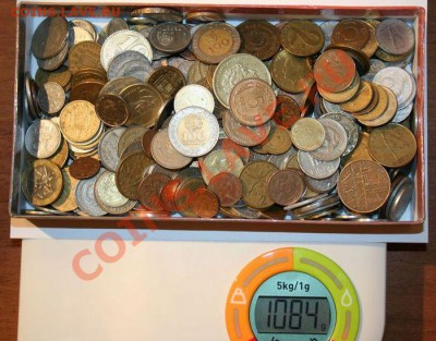 Продажа иностранных монет на вес. - 2