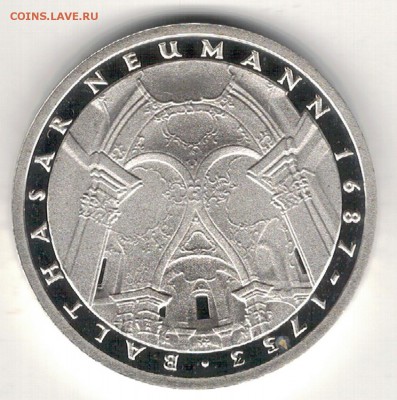 Ag Германия 5 марок 1978F Балтазар Нейман 26.07 В 22Ч (В292) - 5-гФРГ5м78
