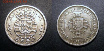 Португ. Ангола 2,5 эскудо (1969) до 25.07 - Португ. Ангола – 2,5 эскудо (1969) №3