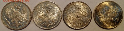 25 пенни 1915, 1916, 1917 (с короной и без) UNC - 2