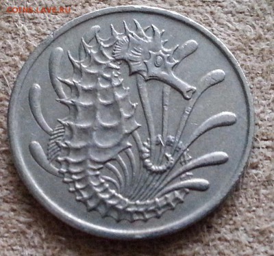 Сингапур 10 центов 1968 (морской конек) до 25.07.16 - 20160717_184001