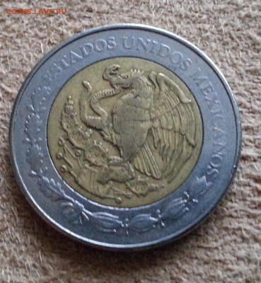 Мексика 1 песо 1993 (БИМ) до 25.07.16 - 20160717_184758