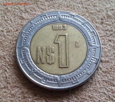 Мексика 1 песо 1993 (БИМ) до 25.07.16 - 20160717_184751