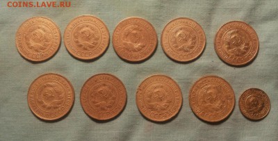 3 коп 1926-35ст без 27г +1коп 1927 до 27 июля блиц - 3 коп 1926-35 1 2