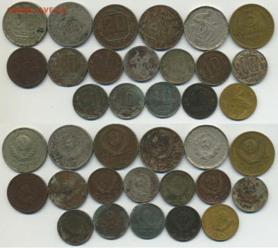 18 монет 1932-1957 (в т.ч. 10к 1934) _________до 28.07 22-00 - 1932-1957_x_18